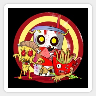 Fast Food Zombies Magnet